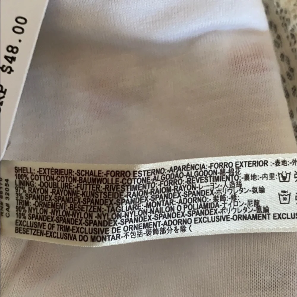 Free People Bralette Combo Red & white lace trim Size Medium - Picture 10 of 12